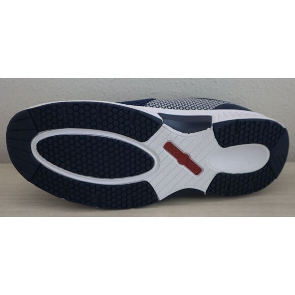 OrthoFeet Men's Sz 11.5D Blue Edgewater Stretch Orthopedic Sneakers - Picture 10 of 13